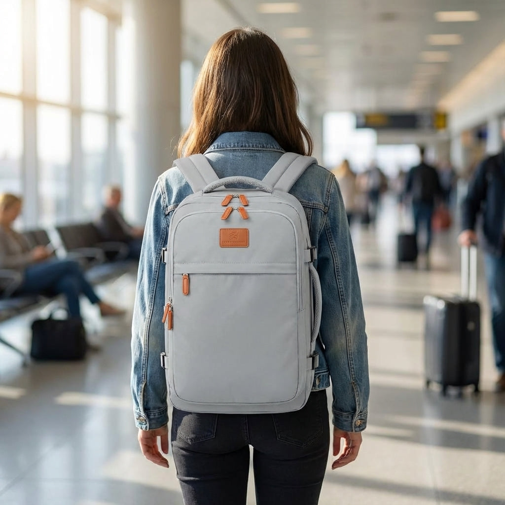 LiteHaul kabinryggsäck med laptopfack, perfekt som handbagage & resekomfort för din resa.
