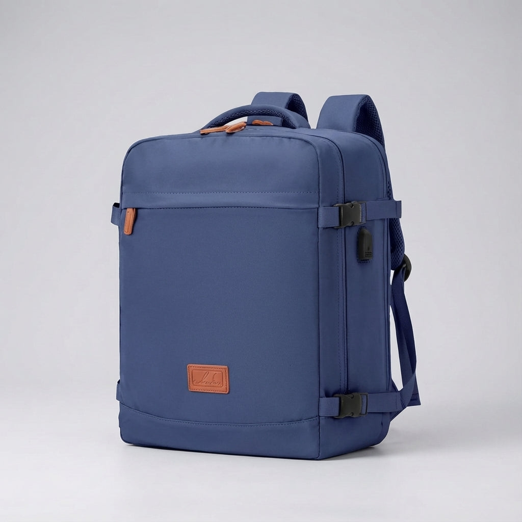Rymlig LiteHaul laptopväska & reseryggsäck med flera fack för organiserat handbagage.