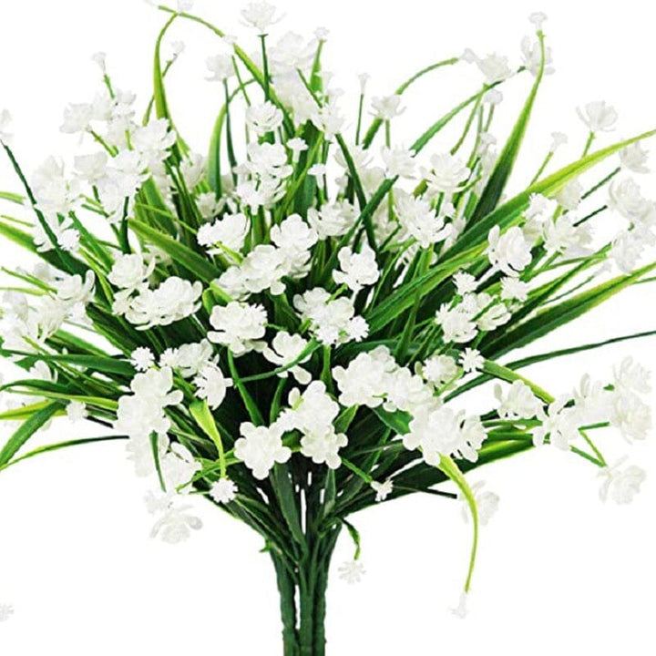 "Livfulla utomhus konstgjorda blommor med naturligt utseende i livliga färger, perfekt för enkel och elegant dekoration."