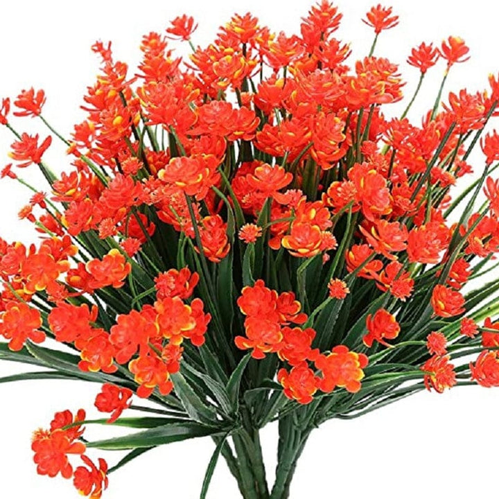 "Livfulla utomhus konstgjorda blommor med naturligt utseende i livliga färger, perfekt för enkel och elegant dekoration."