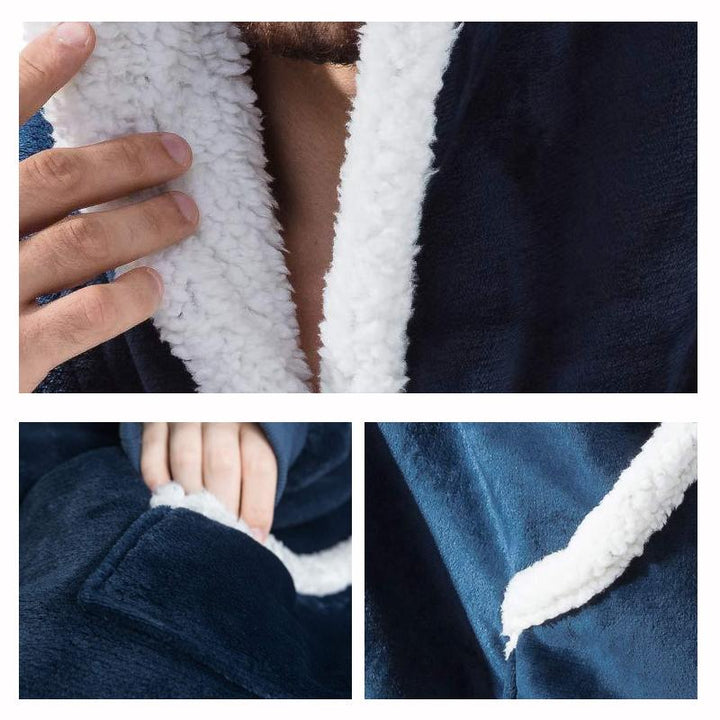 "Lös och mysig hoodie för dam och herr med stor ficka, rymlig huva och flera färgalternativ för maximal komfort."