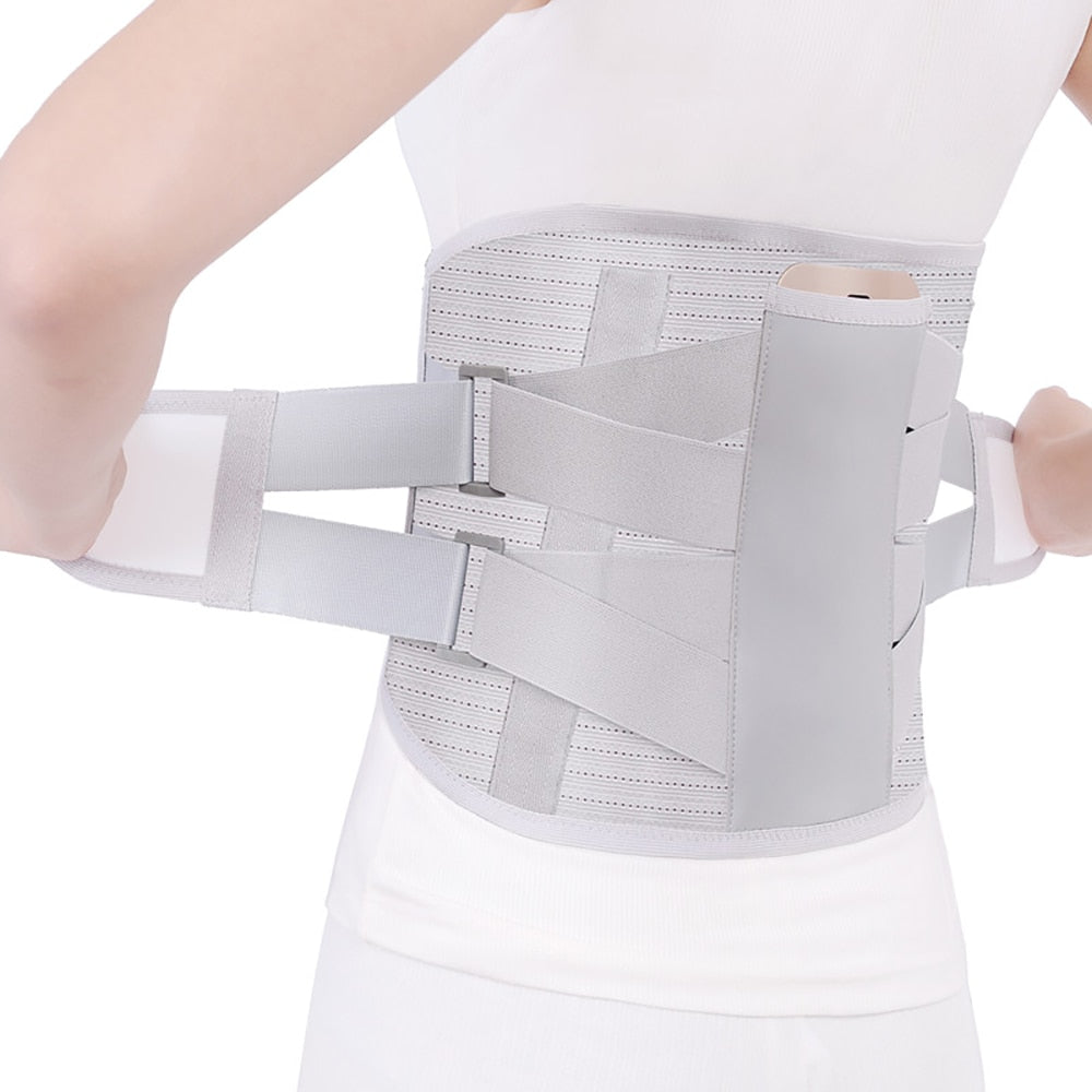 Ergonomiskt ryggstöd unisex, perfekt för att korrigera hållning och lindra ryggvärk. Justerbar passform.