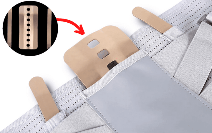 Ergonomiskt unisex ryggstöd med turmalin för smärtlindring, ischias och hållningskorrigering.
