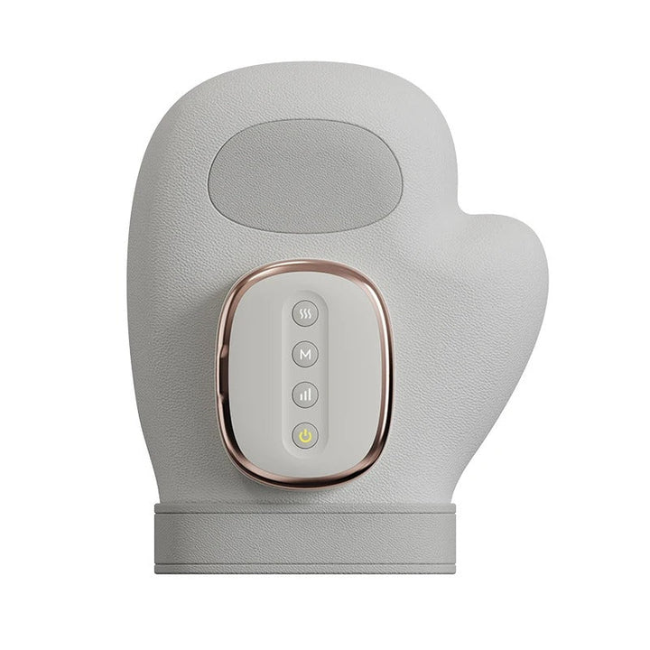 Trådlös handmassageapparat med värmeterapi & kompression. Idealisk för stresslindring, hälsa & wellness.