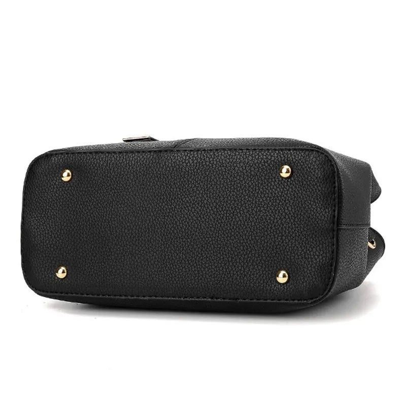 Chic modeväska: Lyxig dam axelremsväska. Elegant och stilren handväska som accessoar året runt.