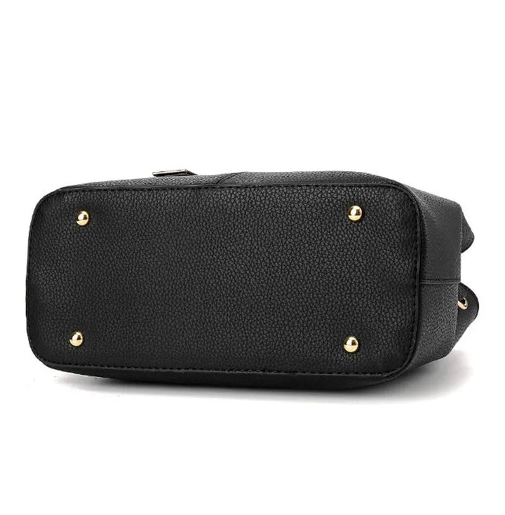 Chic modeväska: Lyxig dam axelremsväska. Elegant och stilren handväska som accessoar året runt.