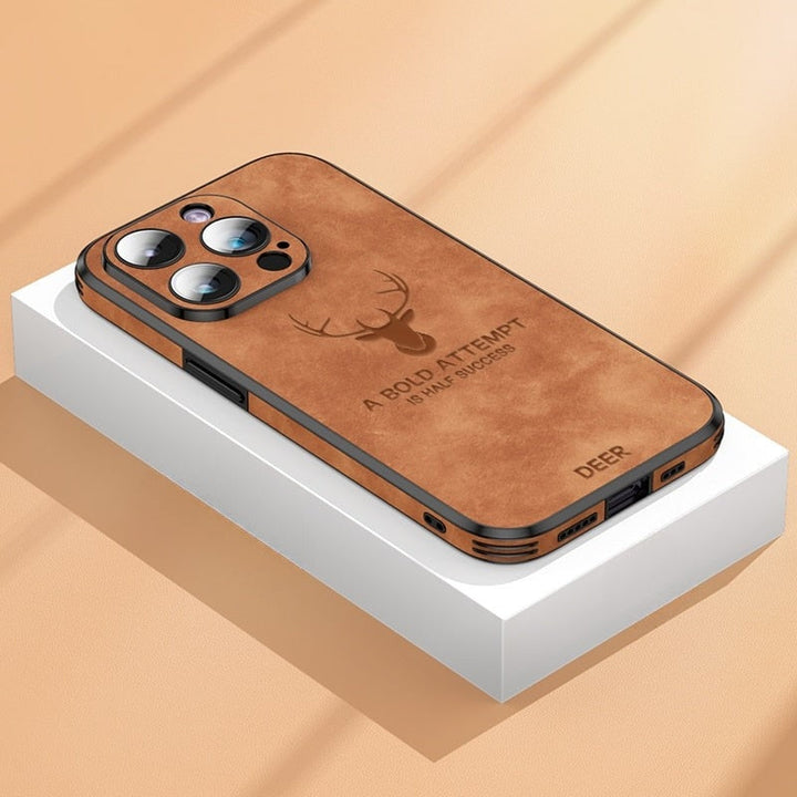 Mocka telefonfodral med överlägset kameralinsskydd och stötsäker design.