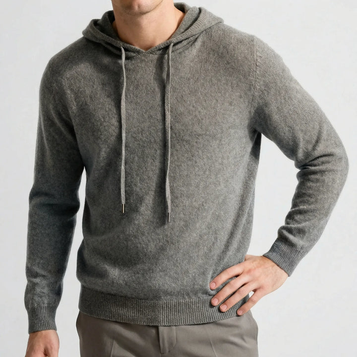 Premium minimalistisk pullover för män. Elegant och varm hoodie, idealisk som höstlagerplagg.