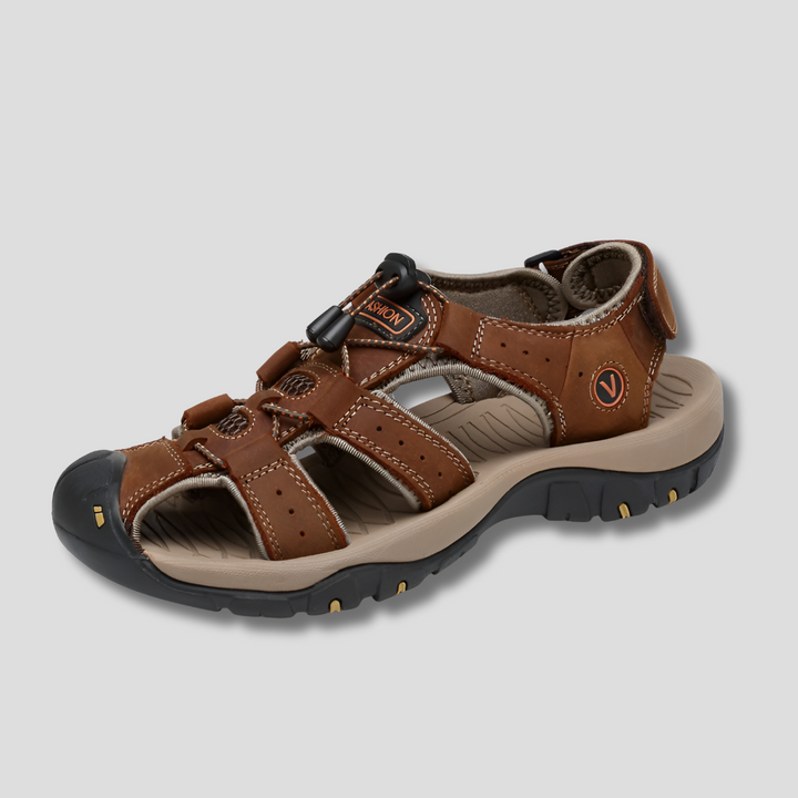 Mode sandaler för män, kombinerar stil med ortopedisk komfort. Justerbara remmar ger perfekt passform.