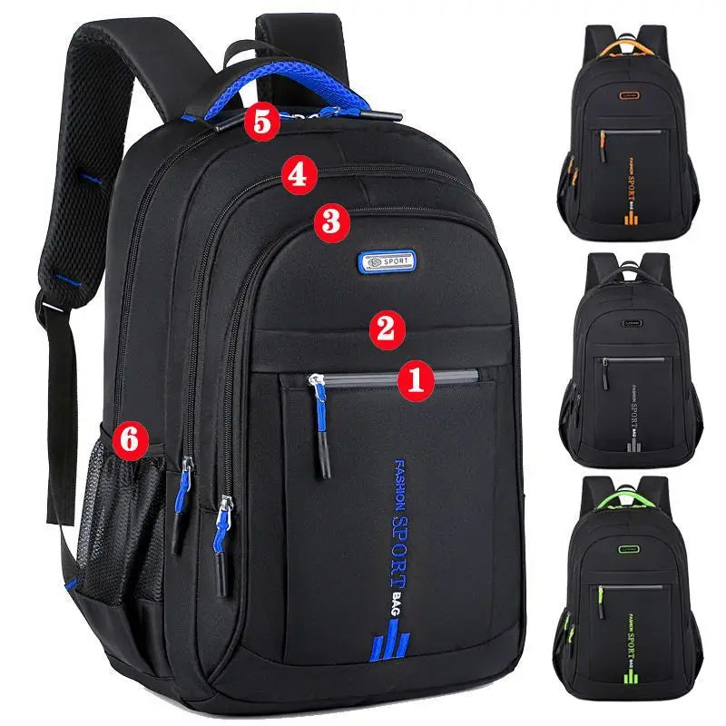 UrbanGuard vattentät herrryggsäck, rymlig för laptop och tillbehör. Perfekt för arbete/fritid.