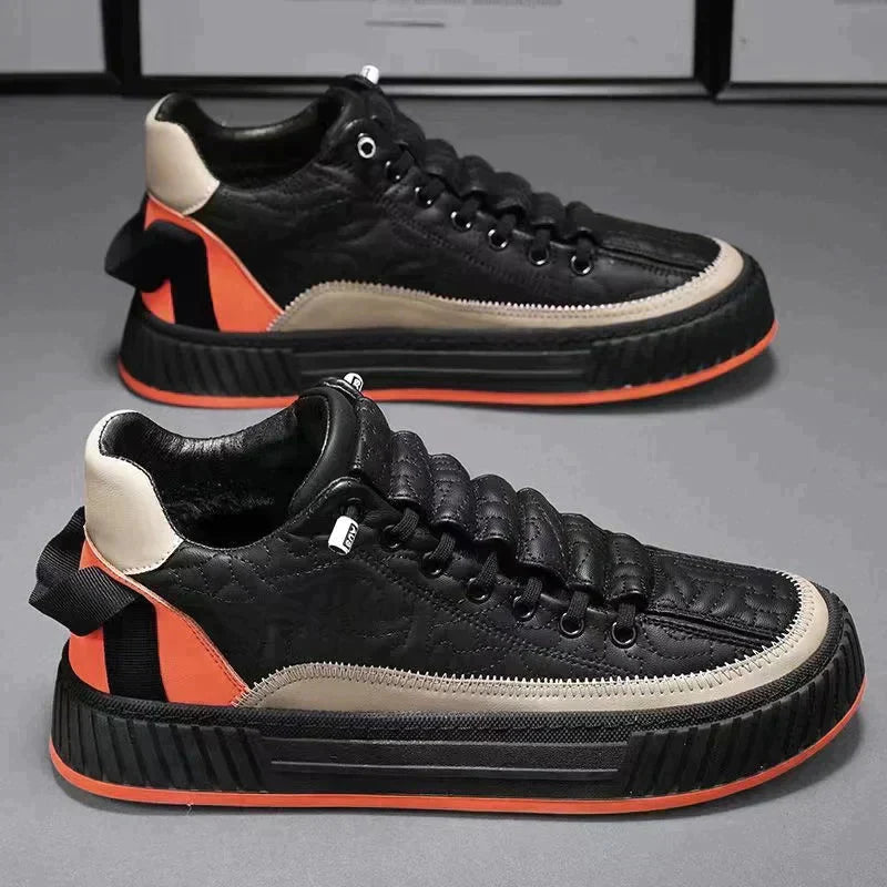 Jordan slip-on herrskor för komfortabel användning, med robust halkfri sula för stabilitet.