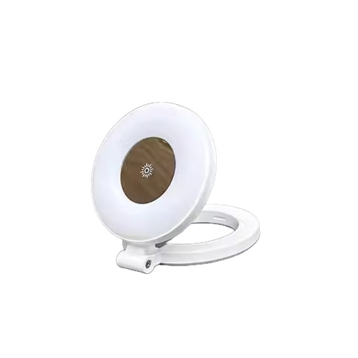 "Magnetisk selfiepinne med stativ, svart och vit, med teleskopisk design och 360° rotation för stabil och flexibel foto"