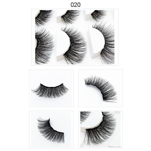 "Magnetiska återanvändbara ögonfransar med eyeliner, 5 magneter per frans, naturligt stilrent utseende"