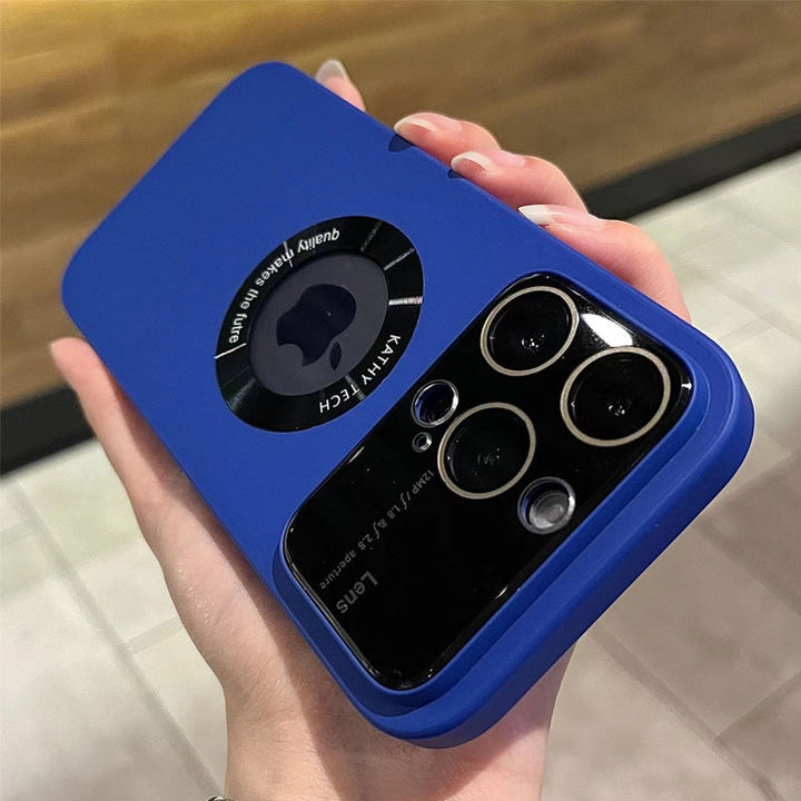 "Magnetiskt iPhonefodral med starkt skydd, 360-graders skydd, kristallklar design, laddstöd, dammtät funktion."