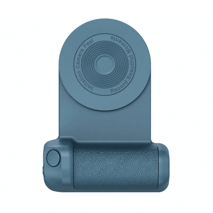 "Magnetiskt kamerahandtag med svart Bluetooth-fäste, ergonomiskt designad för stabil fotografering med smartphones"
