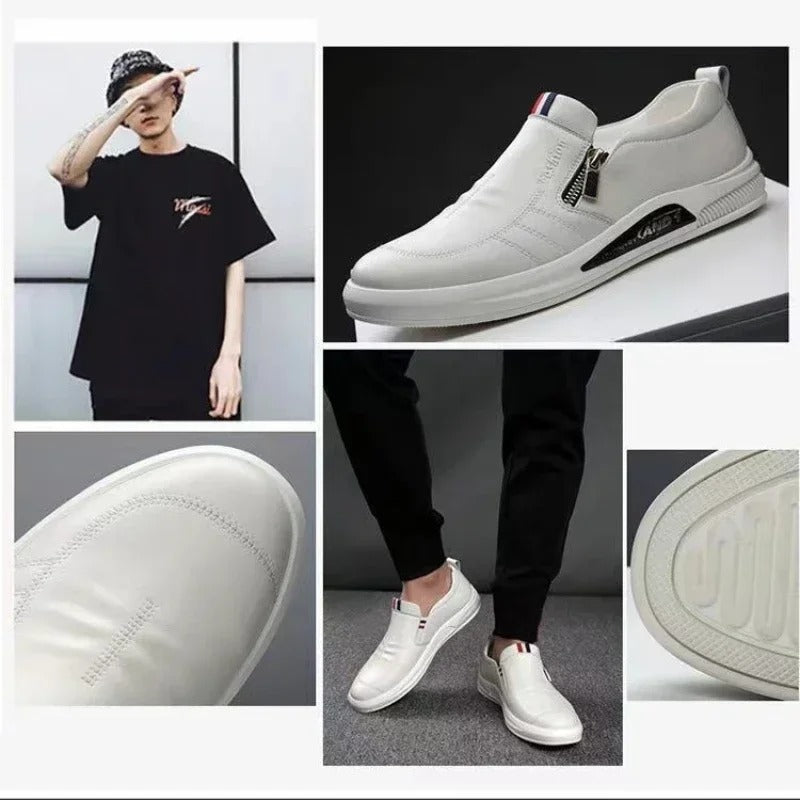 Herrskor: Andningsbara slip-on loafers