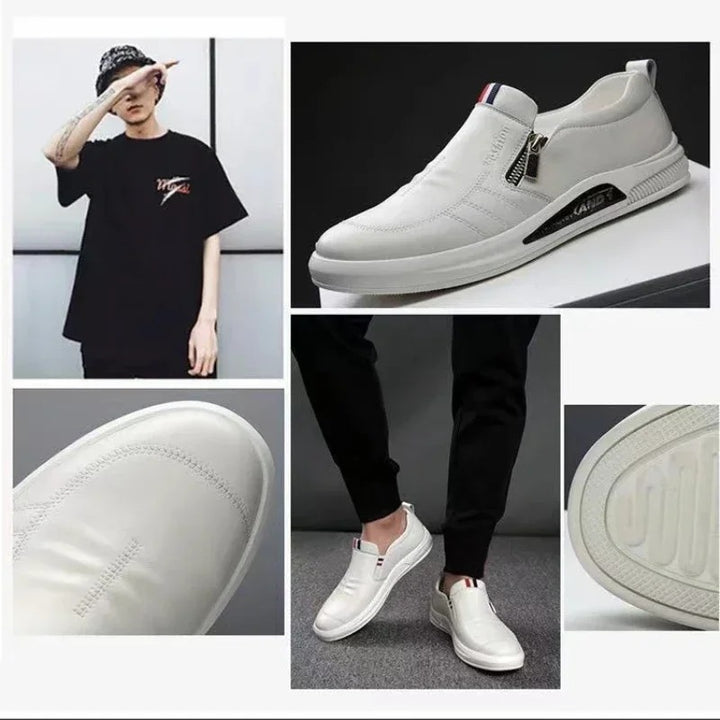 Herrskor: Andningsbara slip-on loafers