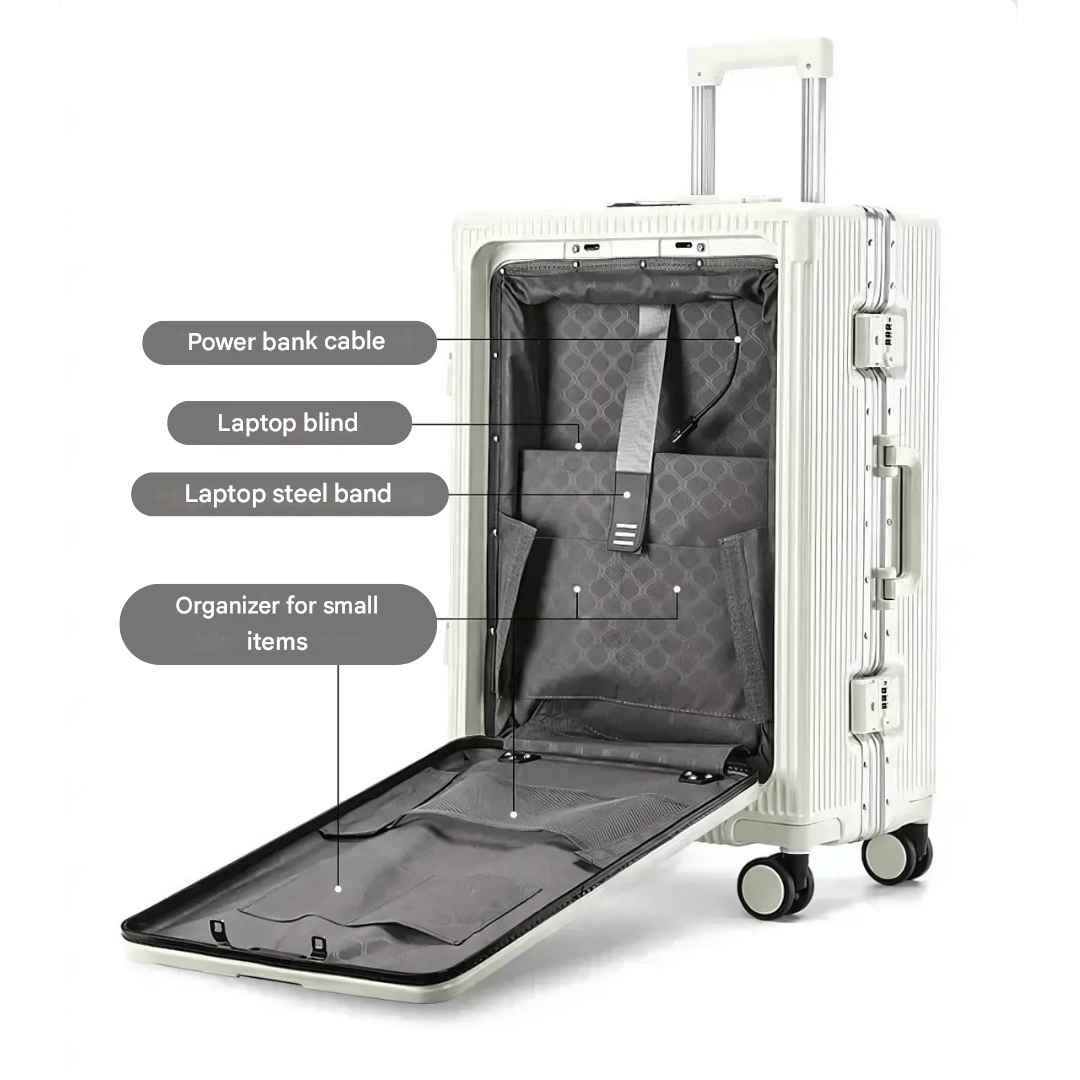 Smart Manhattan Pro kabinväska för affärsresor. Hårt skal, TSA-lås och organiserat laptopfack.