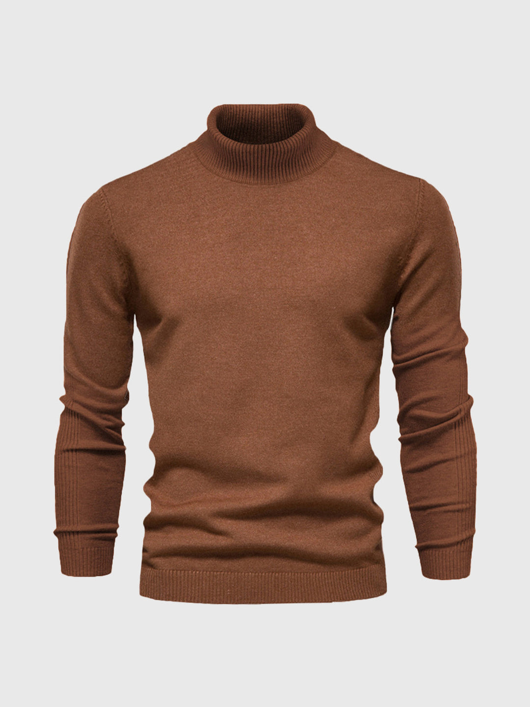 Snygg långärmad herrtröja. Polokrage, smal passform för en elegant och bekväm stil i vardagen.