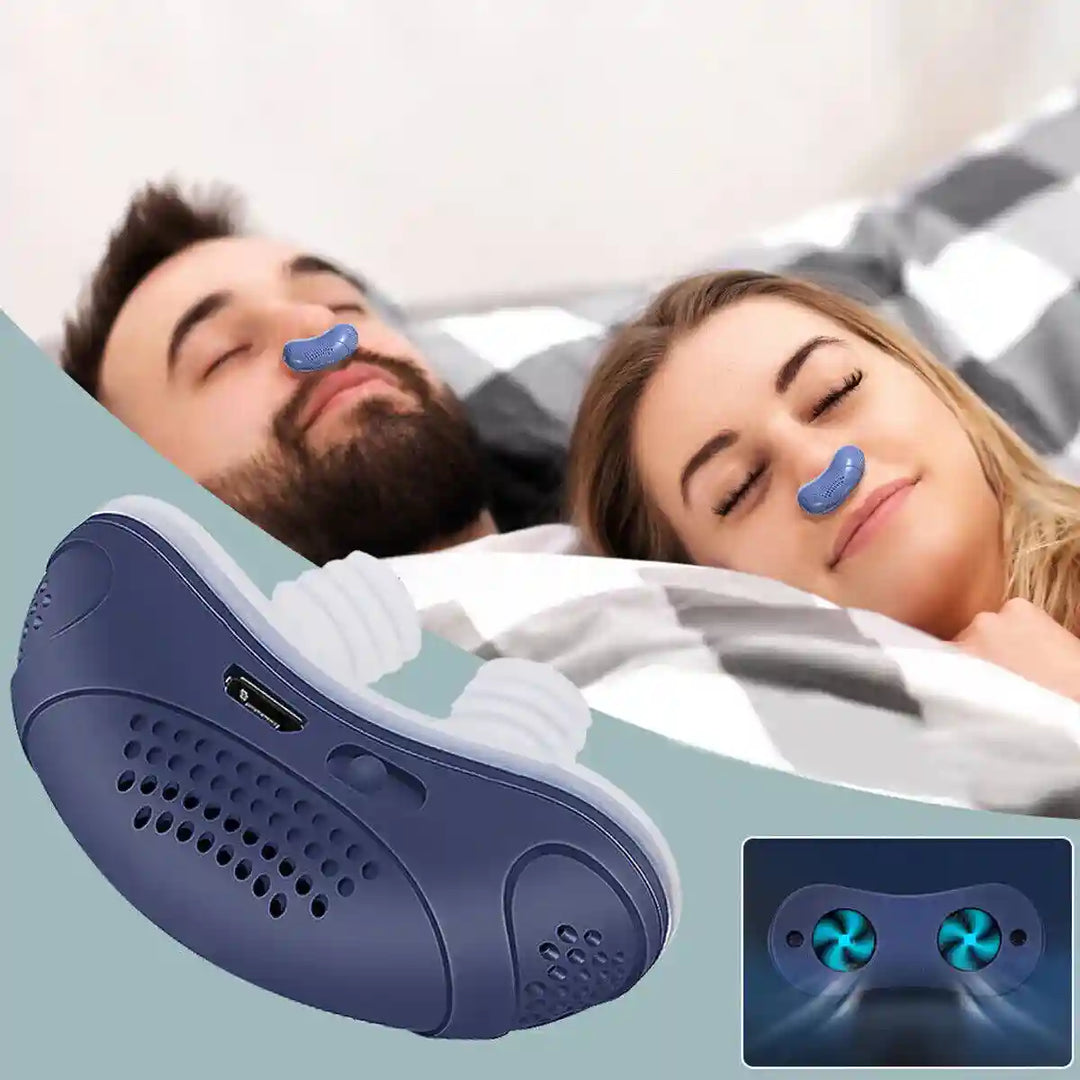 Micro CPAP apparat för tyst sömn, bärbar sömnapné-lösning. Kompakt andningshjälp för resan.