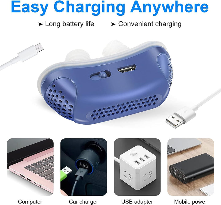 Innovativ Micro CPAP mot snarkning och sömnapné. Silikon näsplugg för bättre, tyst sömn.