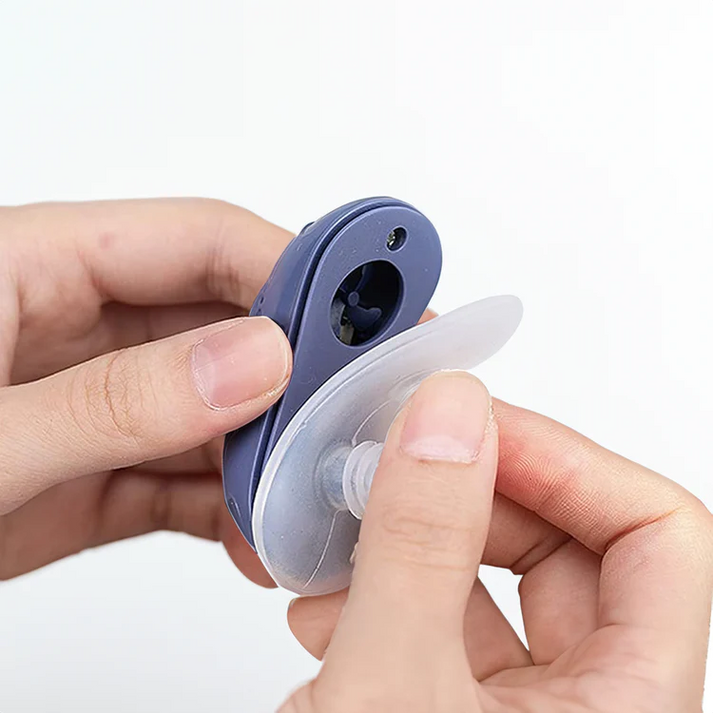 Tyst mikro CPAP för snarkning och sömnapné. Förbättrar andningen för ostörd nattsömn.