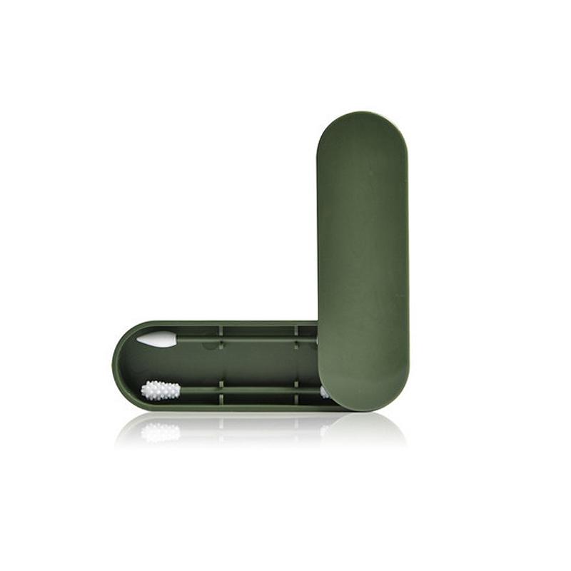 Miljövänlig återanvändbar silikonpinne, fler färger, skonsam rengöring för öron, hållbar silikon, perfekt för miljömedvetna.