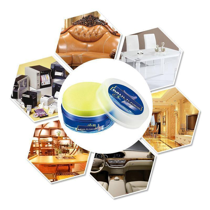 Miljövänlig Nature Cleaner & Polisher i burk, mjölkvit rengöring, idealisk för polering och ytskydd, fräsch citrondoft.