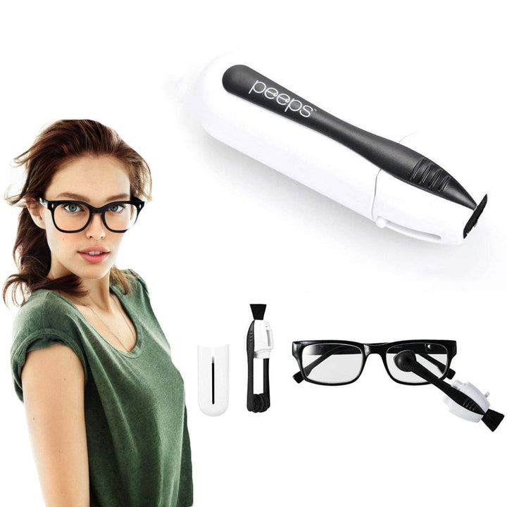 "Miljövänligt glasögonrengöringsverktyg, kompakt design, säker för linser, idealisk för enkel rengöring på språng."