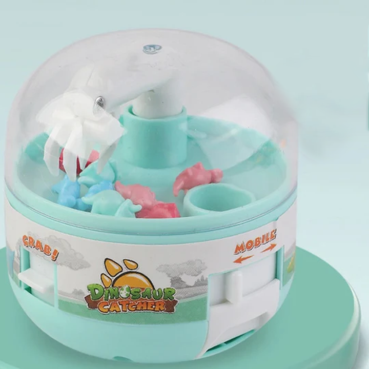 "Mini dinosaurie klomaskin i färgglad design, leksak för barn, erbjuder spelglädje och skicklighetsutveckling."