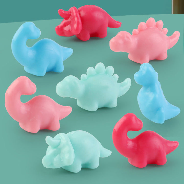 "Mini dinosaurie klomaskin i färgglad design, leksak för barn, erbjuder spelglädje och skicklighetsutveckling."