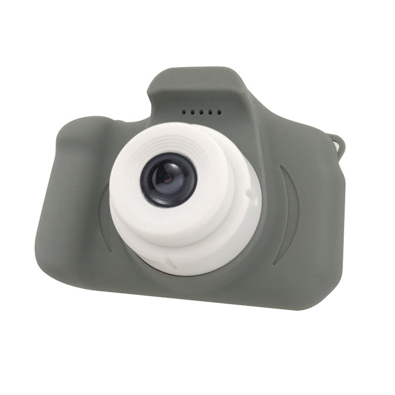 Mini HD digitalkamera för barn i ljusa färger med roliga fotoeffekter, perfekt för kreativa och lekfulla ögonblick.