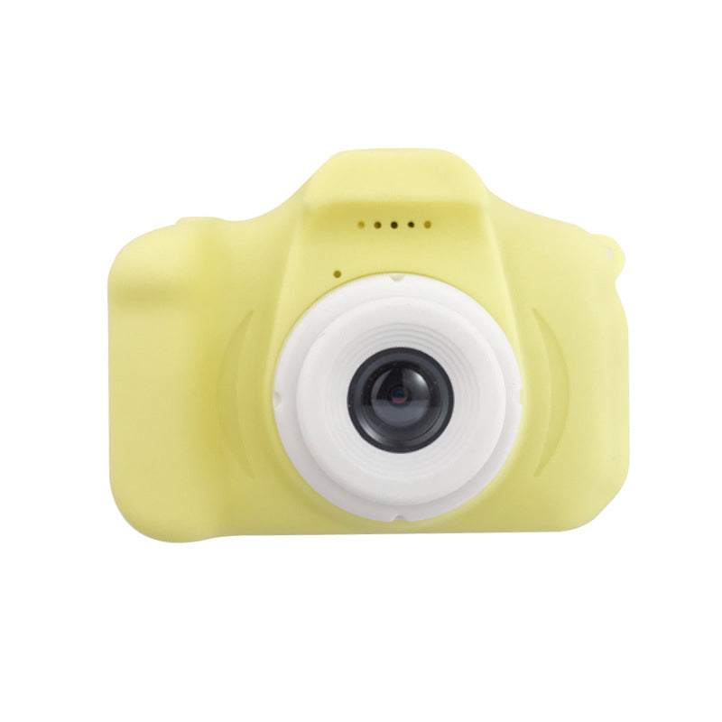 Mini HD digitalkamera för barn i ljusa färger med roliga fotoeffekter, perfekt för kreativa och lekfulla ögonblick.