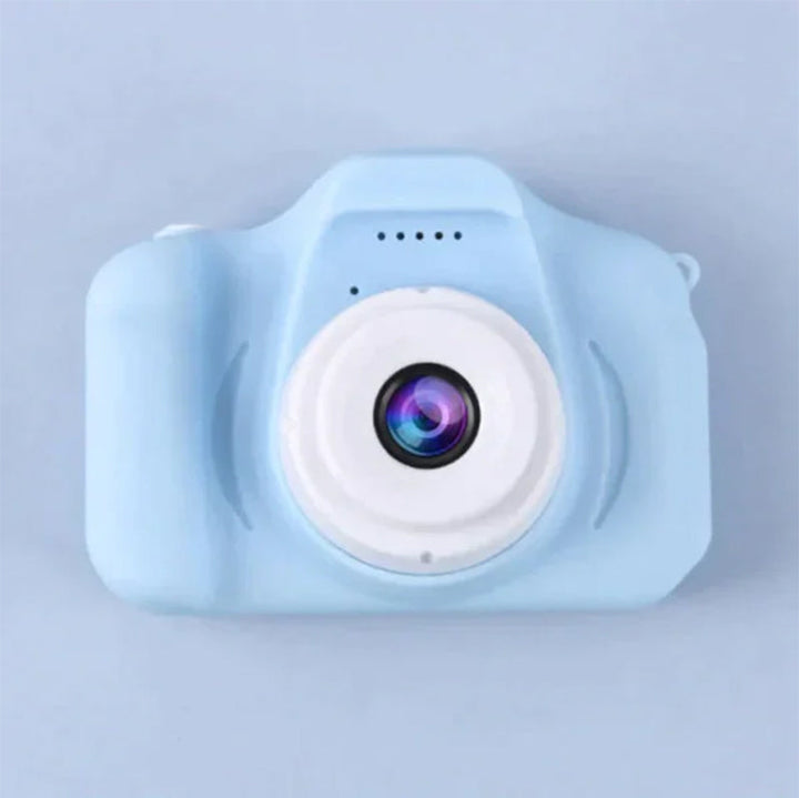 Mini HD digitalkamera för barn i ljusa färger med roliga fotoeffekter, perfekt för kreativa och lekfulla ögonblick.