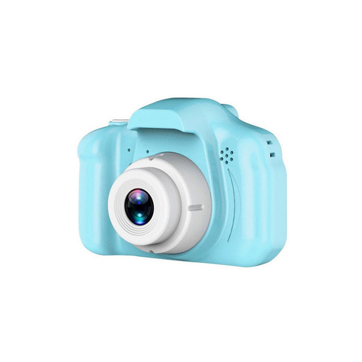 Mini HD digitalkamera för barn i ljusa färger med roliga fotoeffekter, perfekt för kreativa och lekfulla ögonblick.