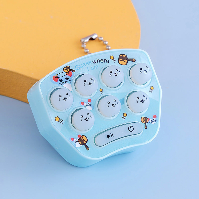 "Mini Jordekorre-spel för barn, elektronisk leksak i blått, rosa, lila eller grönt. Perfekt för hand-öga-koordination."
