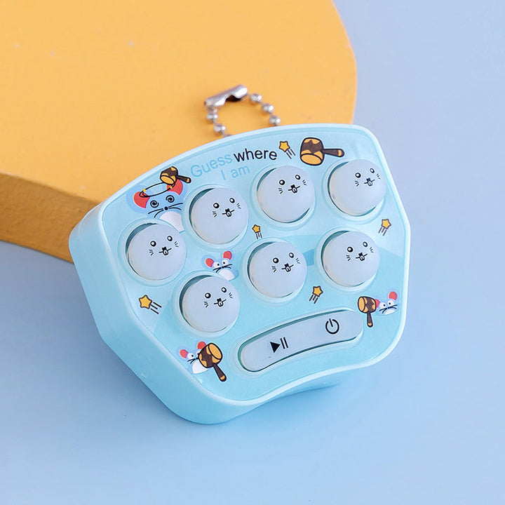 "Mini Jordekorre-spel för barn, elektronisk leksak i blått, rosa, lila eller grönt. Perfekt för hand-öga-koordination."