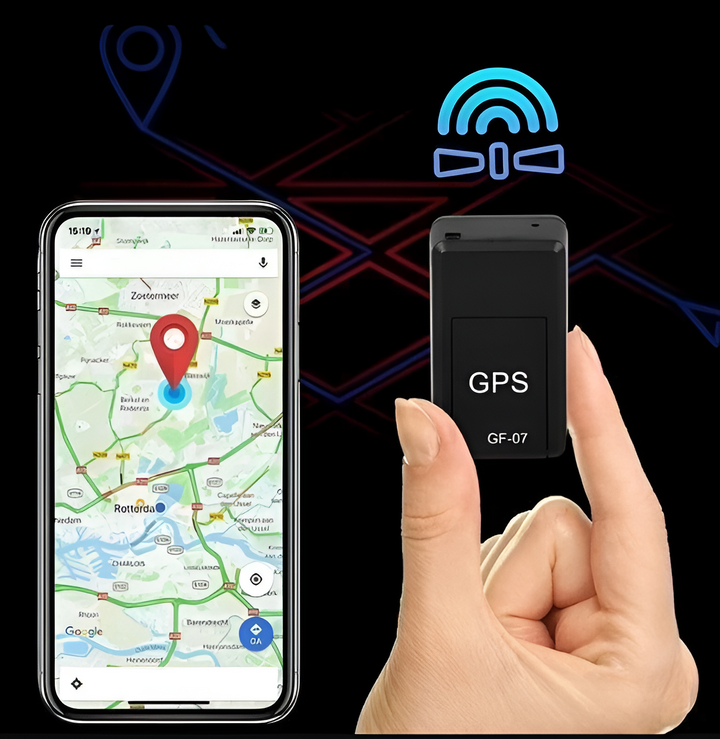 Kompakt magnetisk GPS-tracker. Övervaka husdjur, väskor och värdesaker med exakt realtidsspårning.