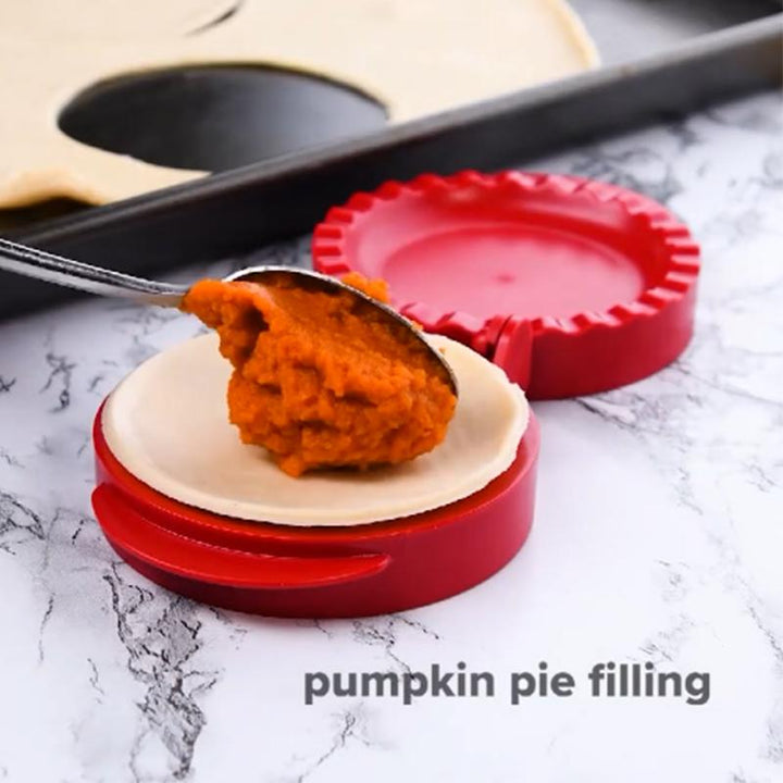 "Mini Pie Press, färgglada mönster, köksverktyg för perfekta pajer, röd, grön, gul, kök & matlagning"