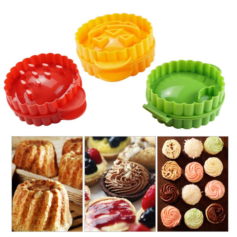 "Mini Pie Press, färgglada mönster, köksverktyg för perfekta pajer, röd, grön, gul, kök & matlagning"