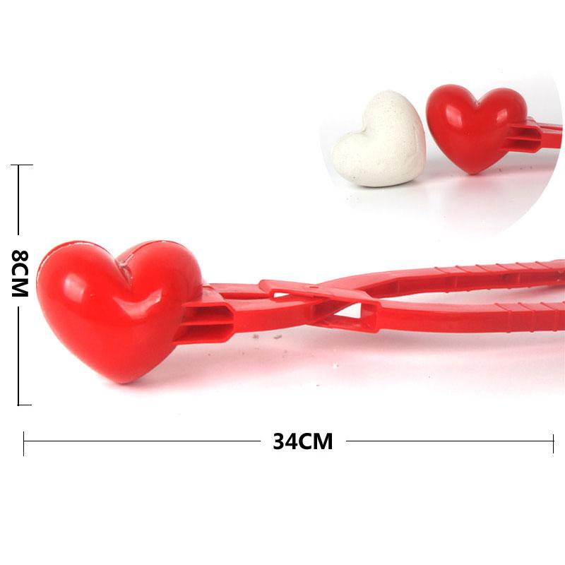 "Mini snögubbeform i färger röd, blå, grön och rosa, perfekt för att skapa små snögubbar för lek utomhus."