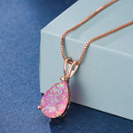 rosafärgad opal