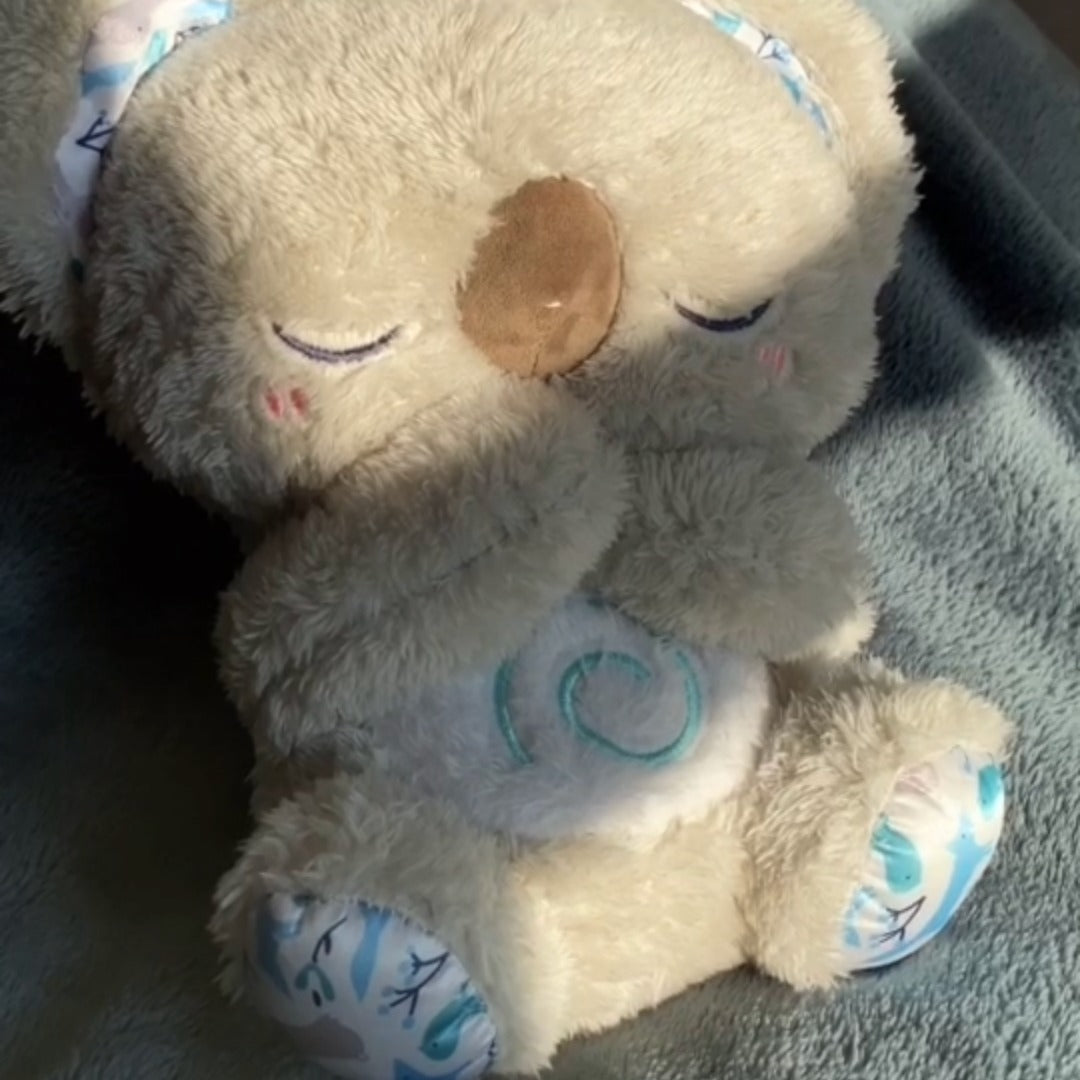 Plyschkoala kramdjur. Andas för att lugna och ge avkoppling, perfekt för insomningshjälp och frid.