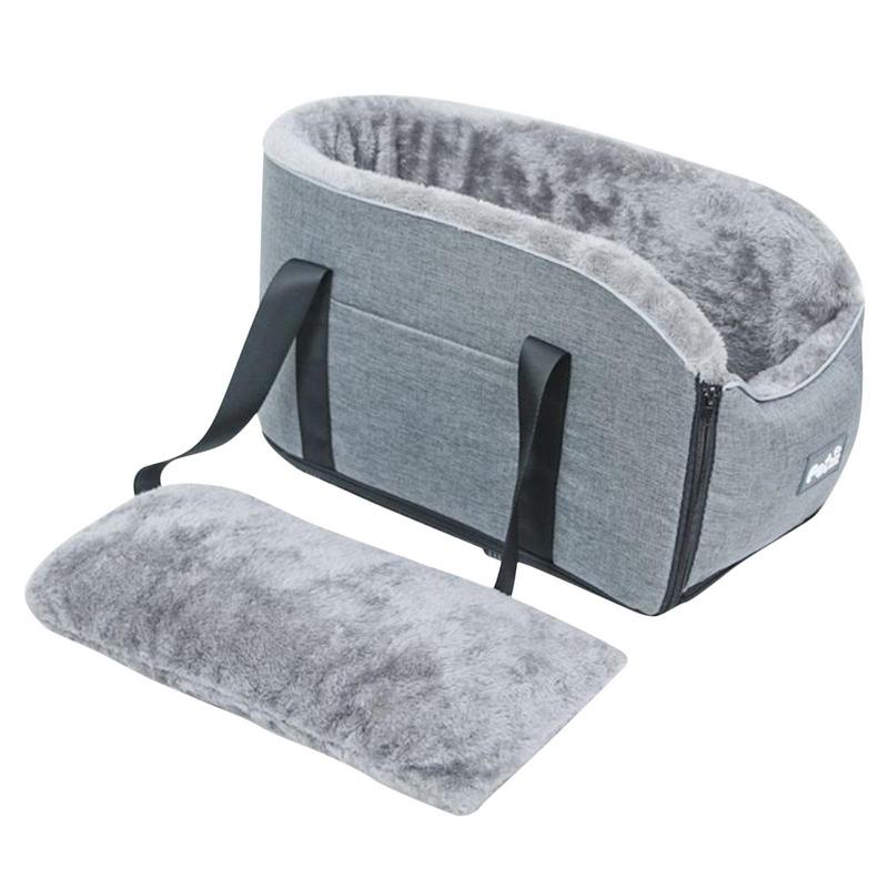 Bekväm hundbilstol i mjuk bomull. Ger din hund en trygg och skön plats under bilresan.