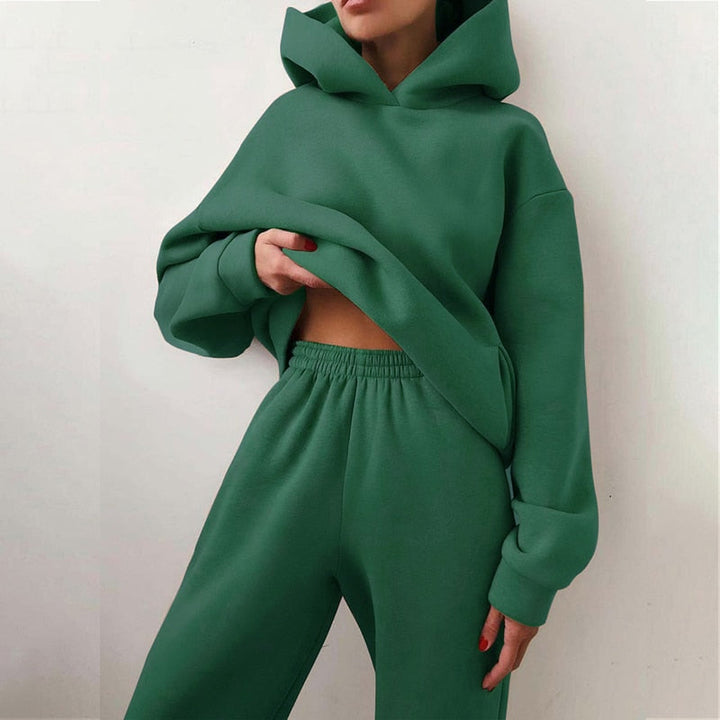 Damkläder: Mikayla hooded set för ultimat komfort och avslappnad stil.