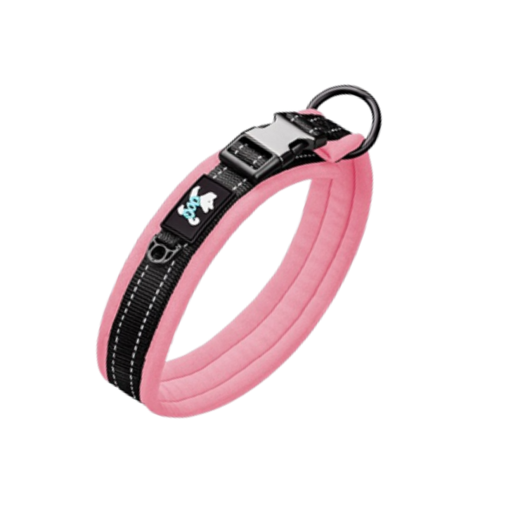 Hundhalsband i neopren, justerbart och bekvämt för alla hundraser. Ett perfekt hundtillbehör.