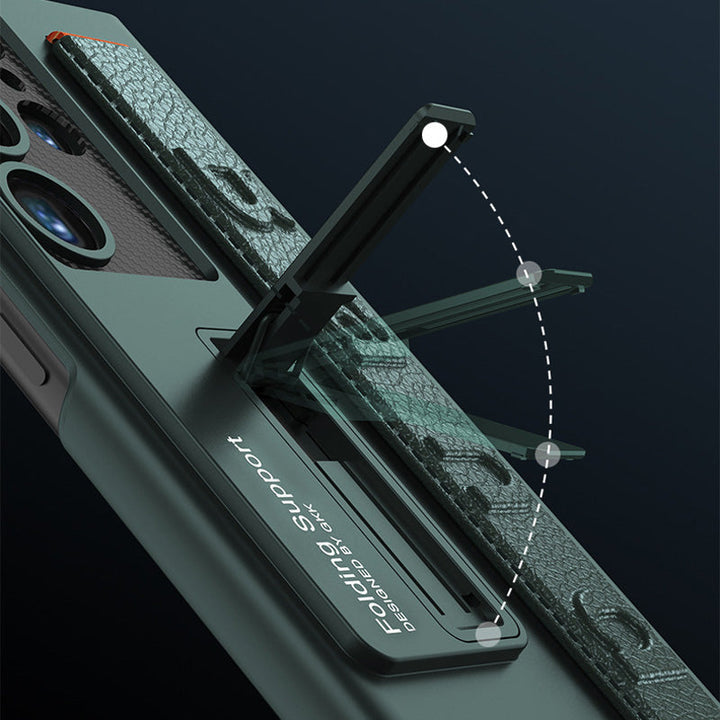 "Mobilarmband med ställbart stativ, säkerhetsarmband, svart för Samsung Galaxy S23/S22-serien, elegant och funktionellt."