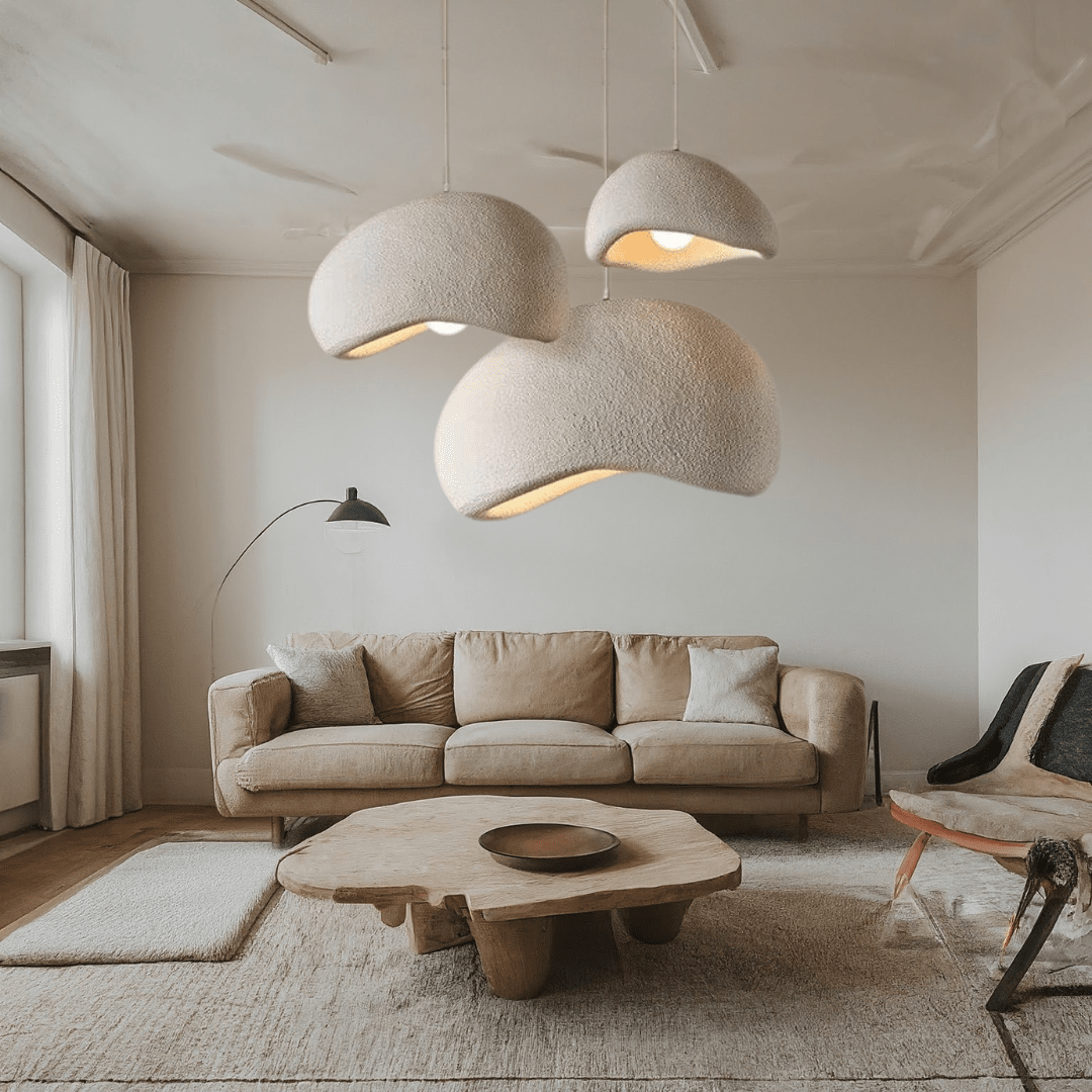 Modern dimbar pendellampa för stilfull heminredning. Elegant taklampa design.