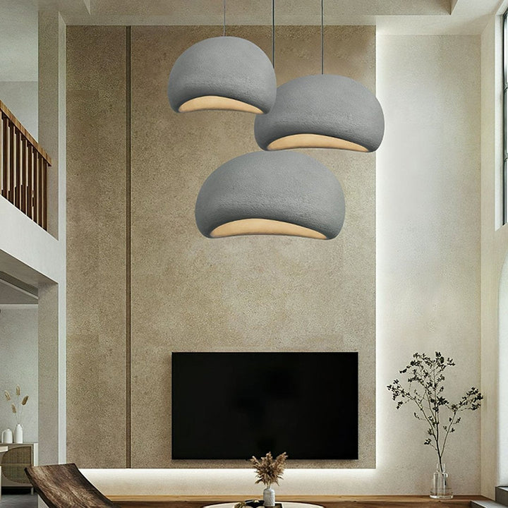Modern pendellampa med dimbar LED-teknik. Stilren belysning för kök.