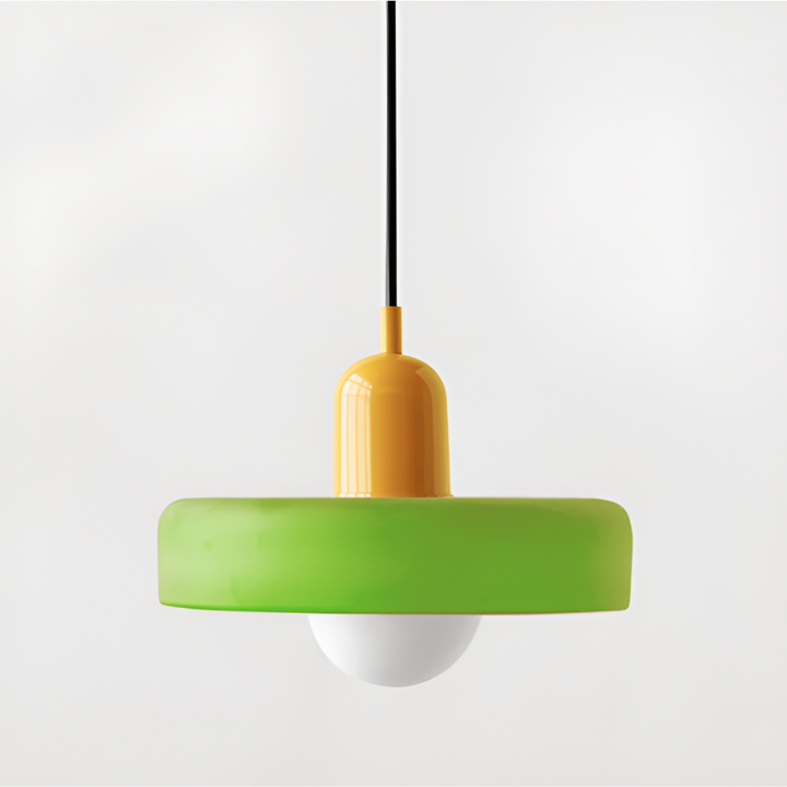 Designlampa, justerbar glaslampa. Hängande belysning för modern heminredning.